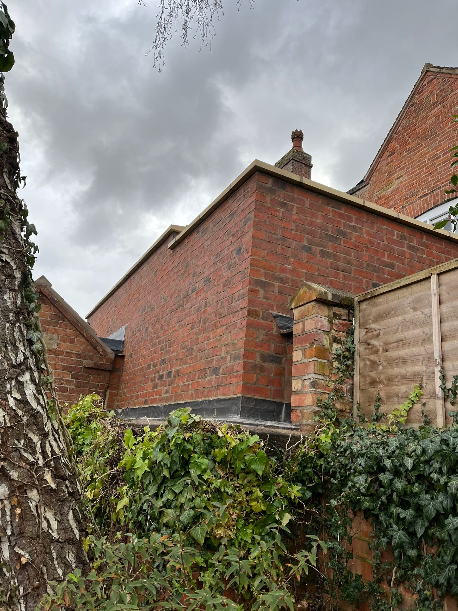 Matching brickwork and new coping