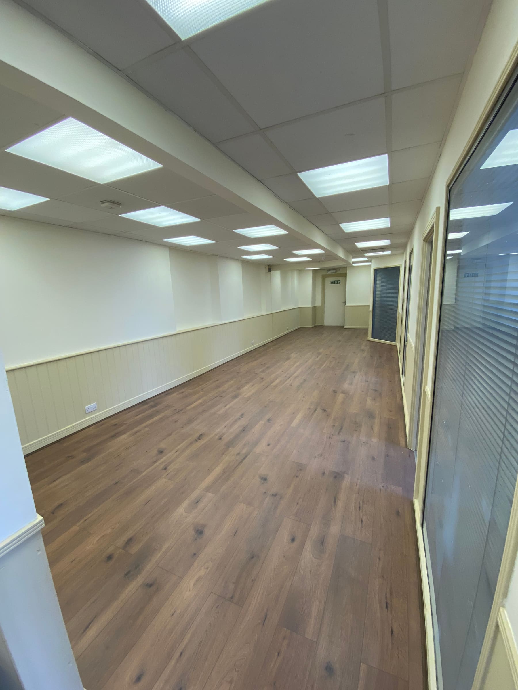 The refitted unit front to back
